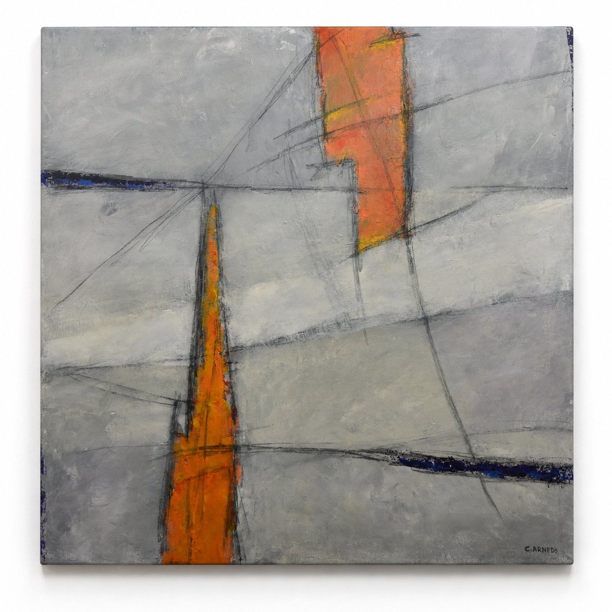 Pintura acrílica - Memoria de la roca