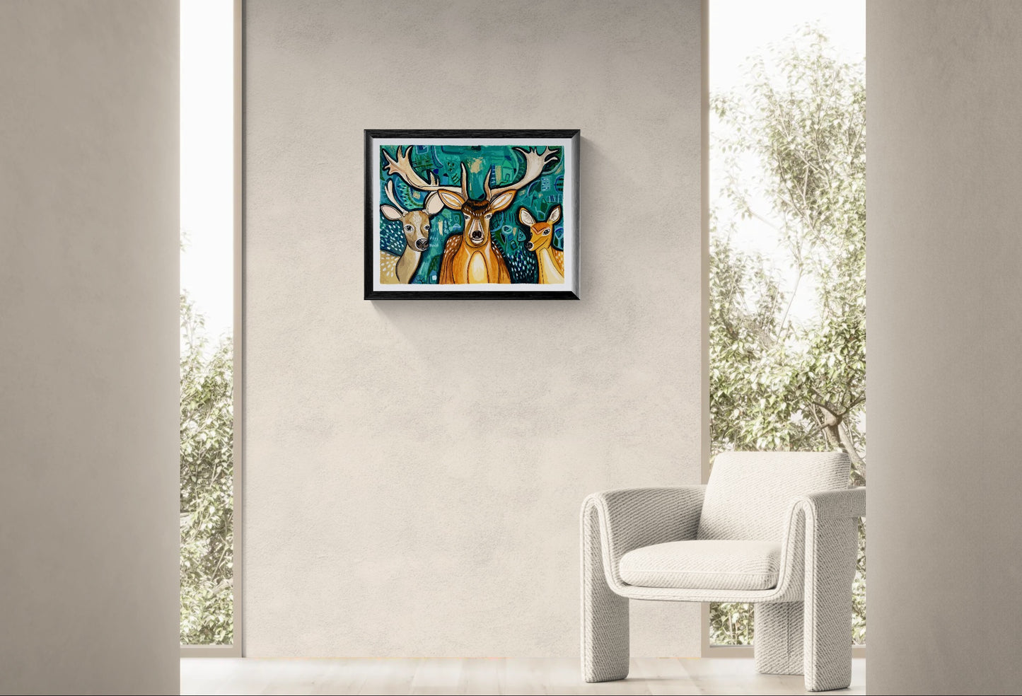 Obras de Arte Original - Queridos Venados