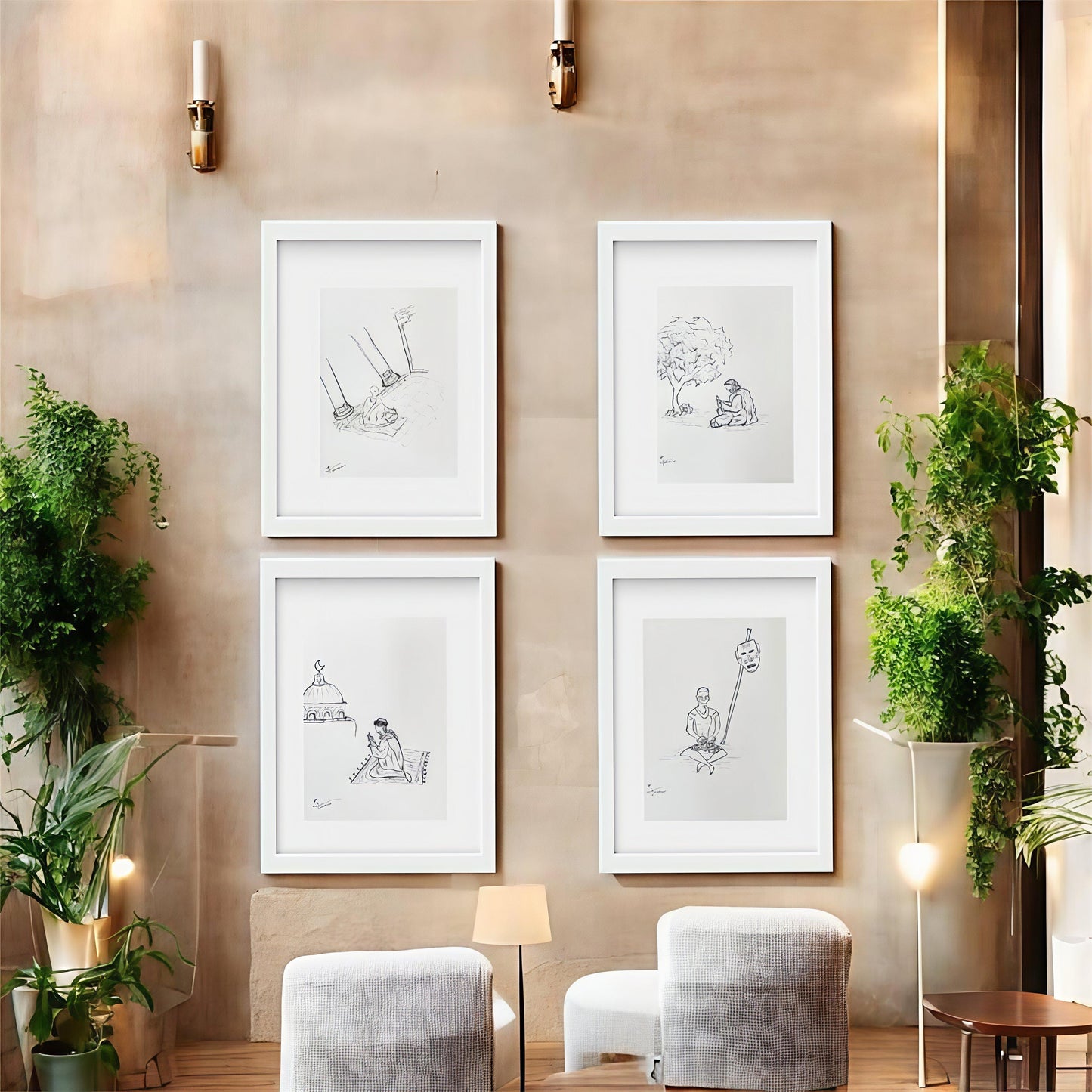 Cuadro Decorativo - Diálogo con lo Divino