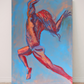 Pintura al oleo-Salto alto