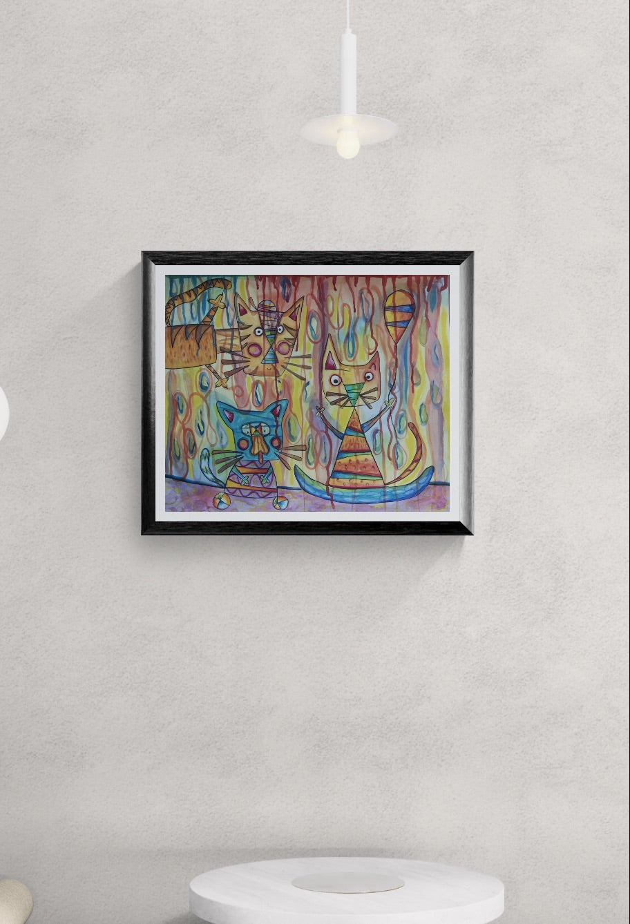 Obra de Arte Original - Los tres Chatons