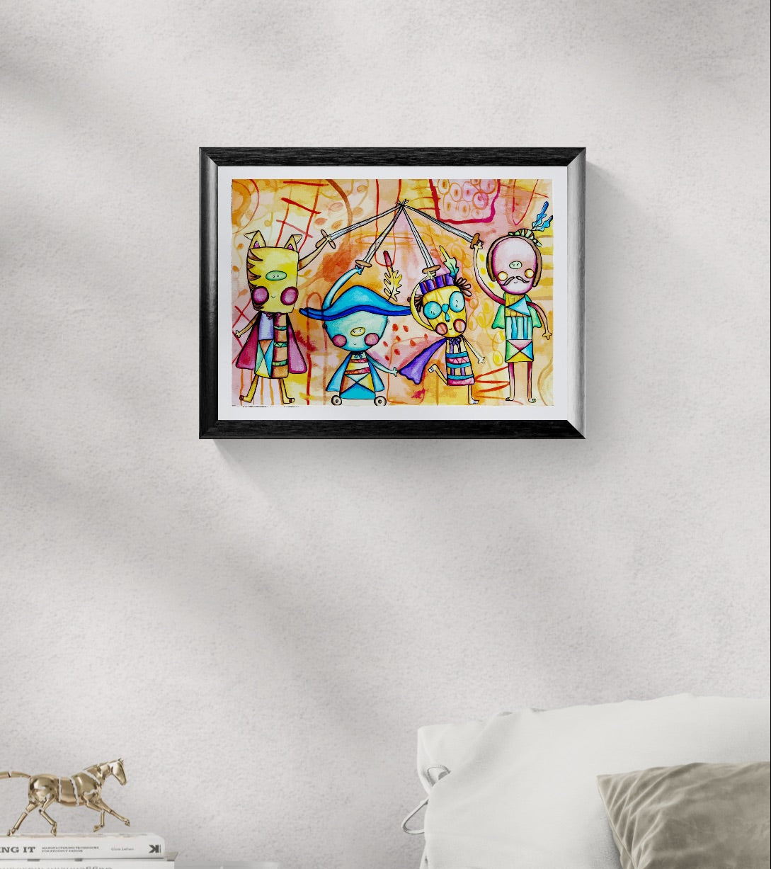 Obra de Arte Original - Los tres Mosqueteros