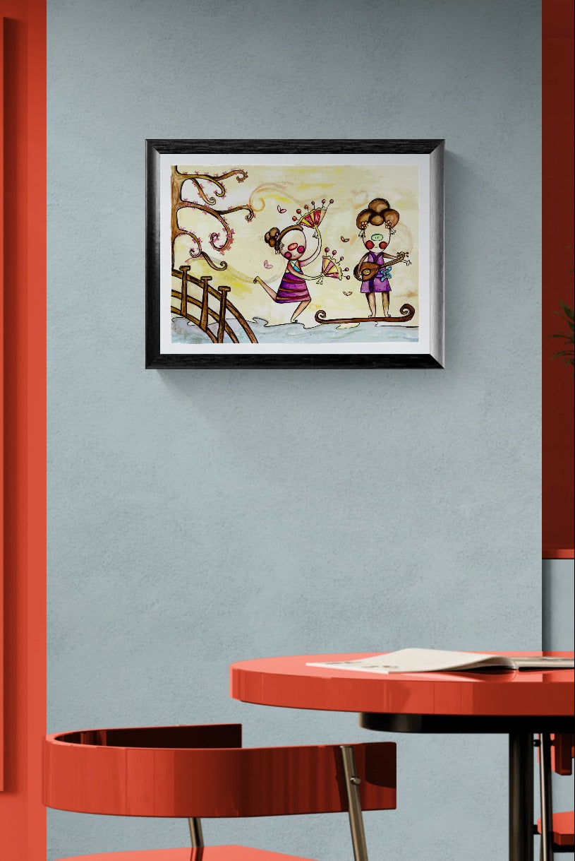 Obras de arte Original - Las Pequeñas Gueishas