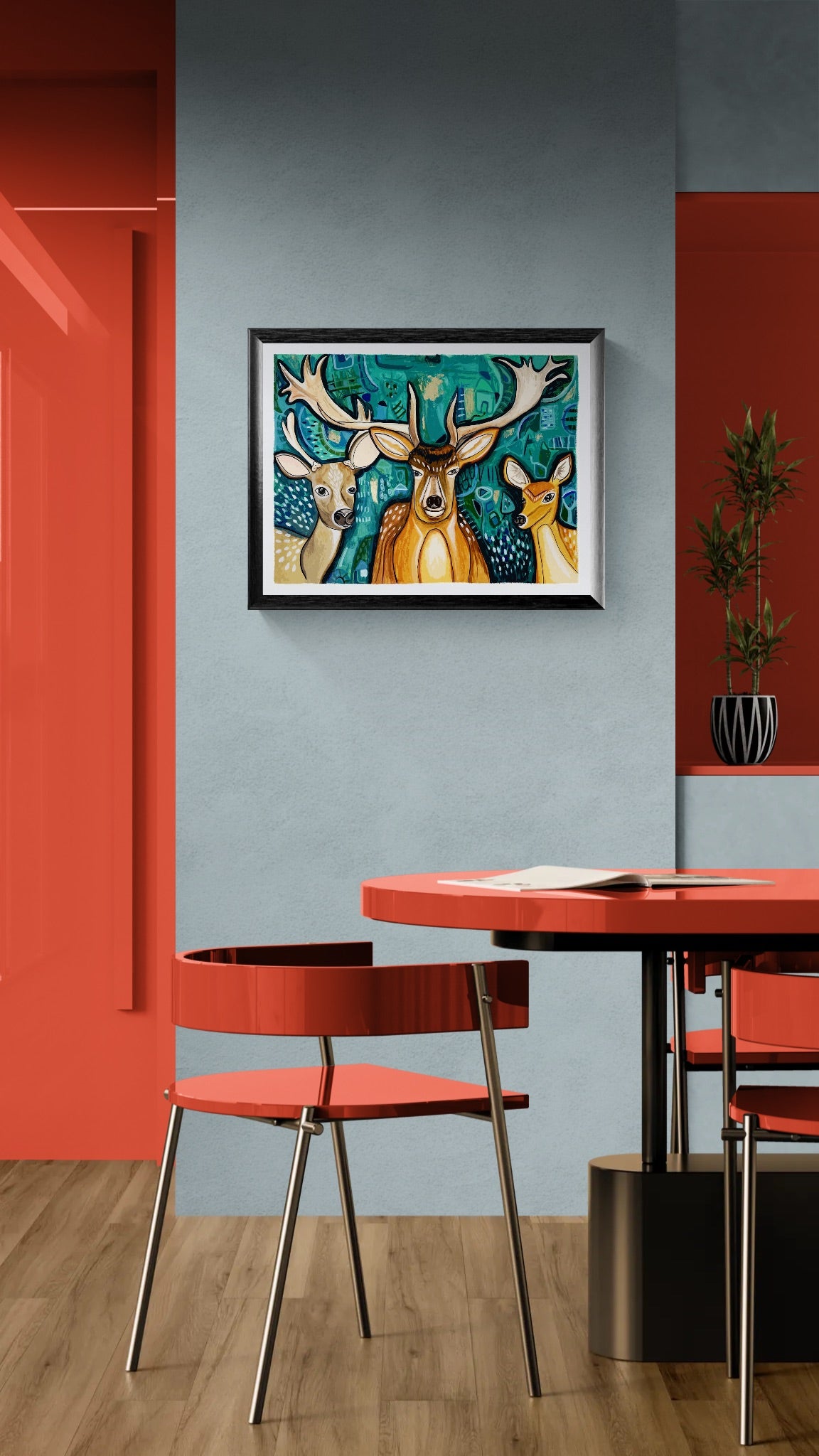 Obras de Arte Original - Queridos Venados