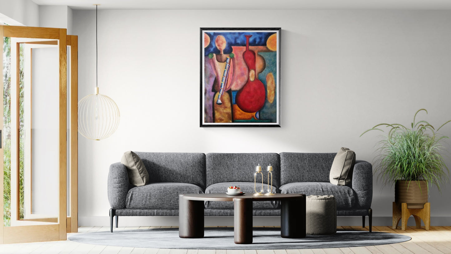 Obra de arte Original - Los Músicos de Orquesta