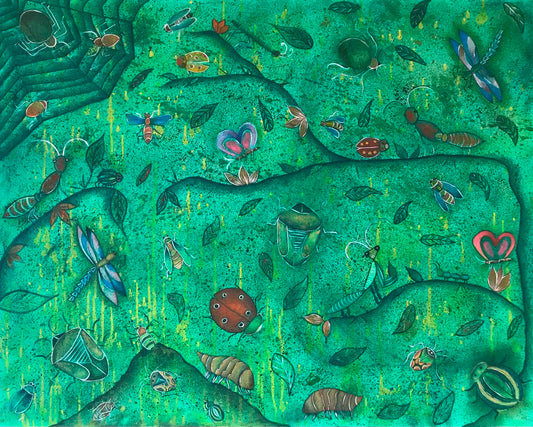Obra de Arte Original - El Mundo de los Insectos