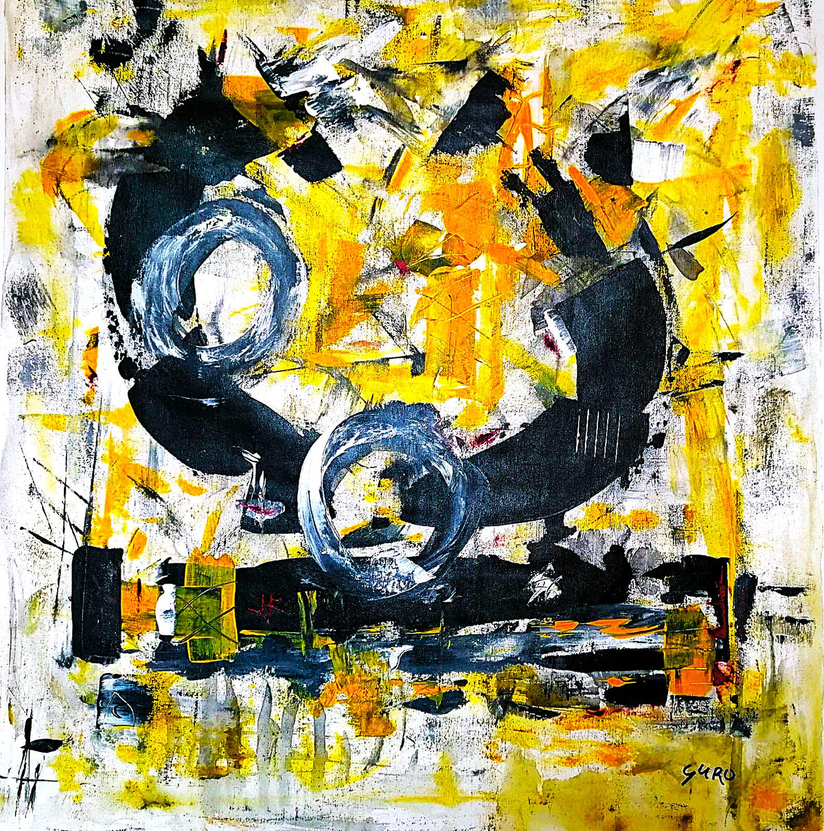 Pintura abstracta- Primer Circulo