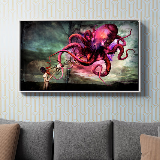 Cuadro Decorativo - Pulpo Rojo 2.0