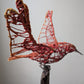 Escultura de alambre - Vuelo de otoño