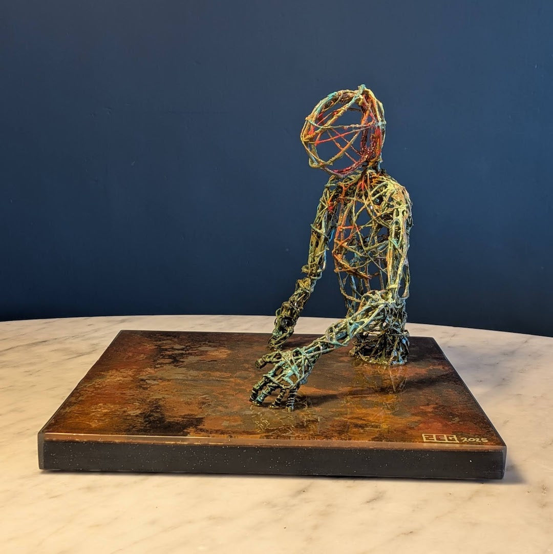 Escultura de alambre - Umbral de lo denso