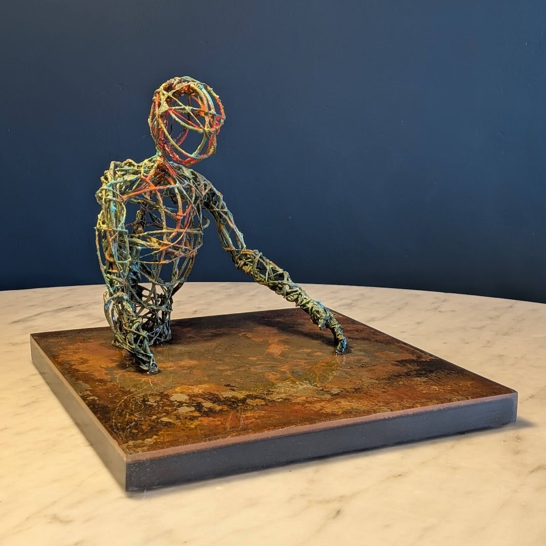 Escultura de alambre - Umbral de lo denso