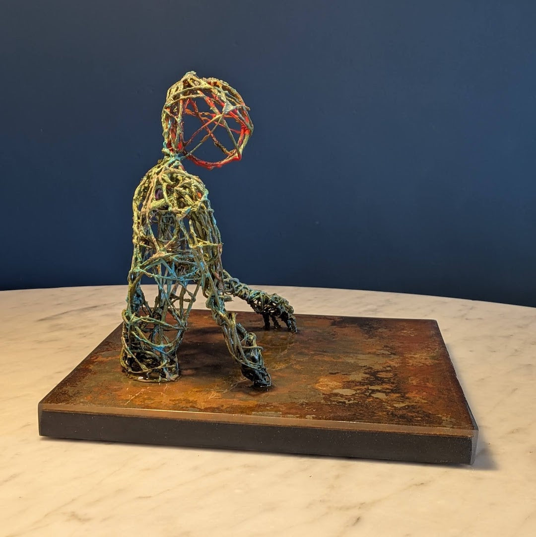 Escultura de alambre - Umbral de lo denso