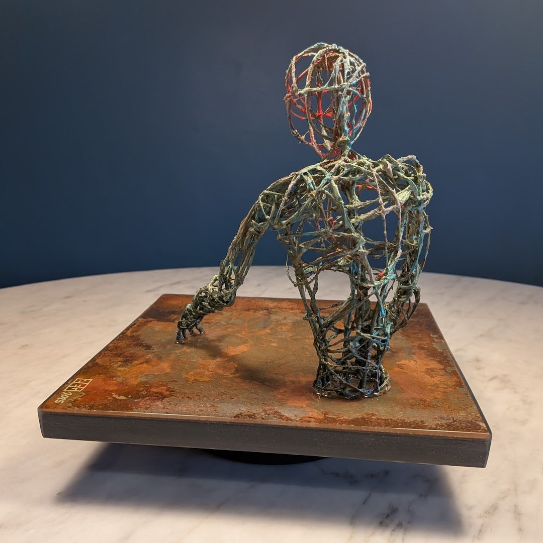 Escultura de alambre - Umbral de lo denso