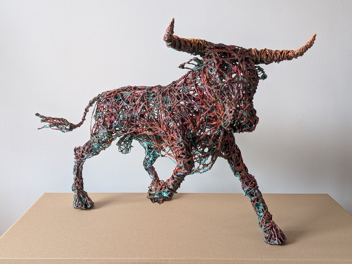 Escultura de alambre - Indómito