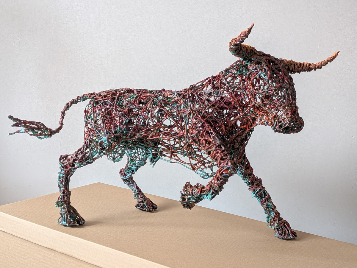 Escultura de alambre - Indómito