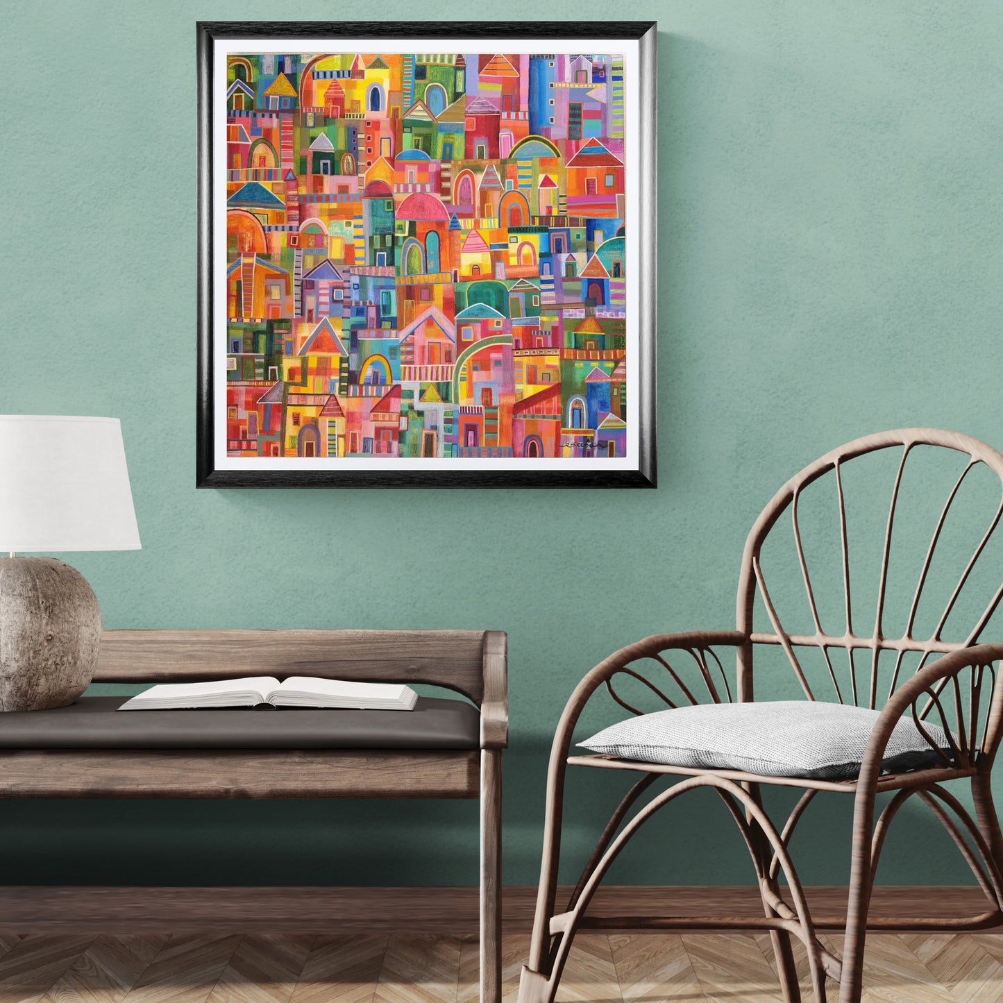 Obra de Arte Original - La Pequeña Gran Ciudad