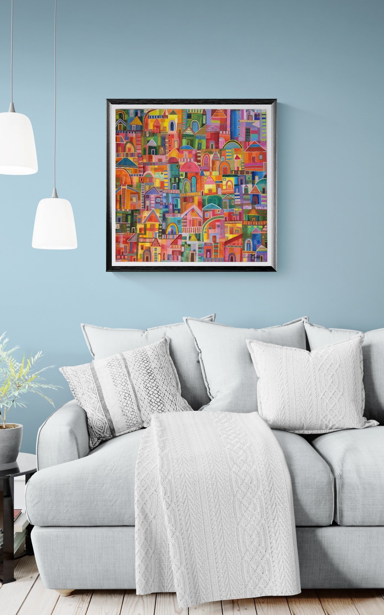 Obra de Arte Original - La Pequeña Gran Ciudad