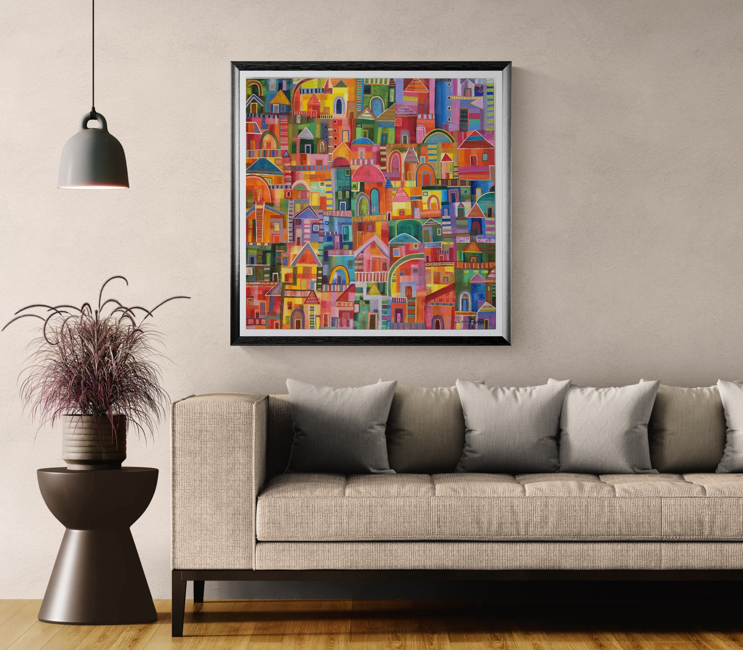 Obra de Arte Original - La Pequeña Gran Ciudad