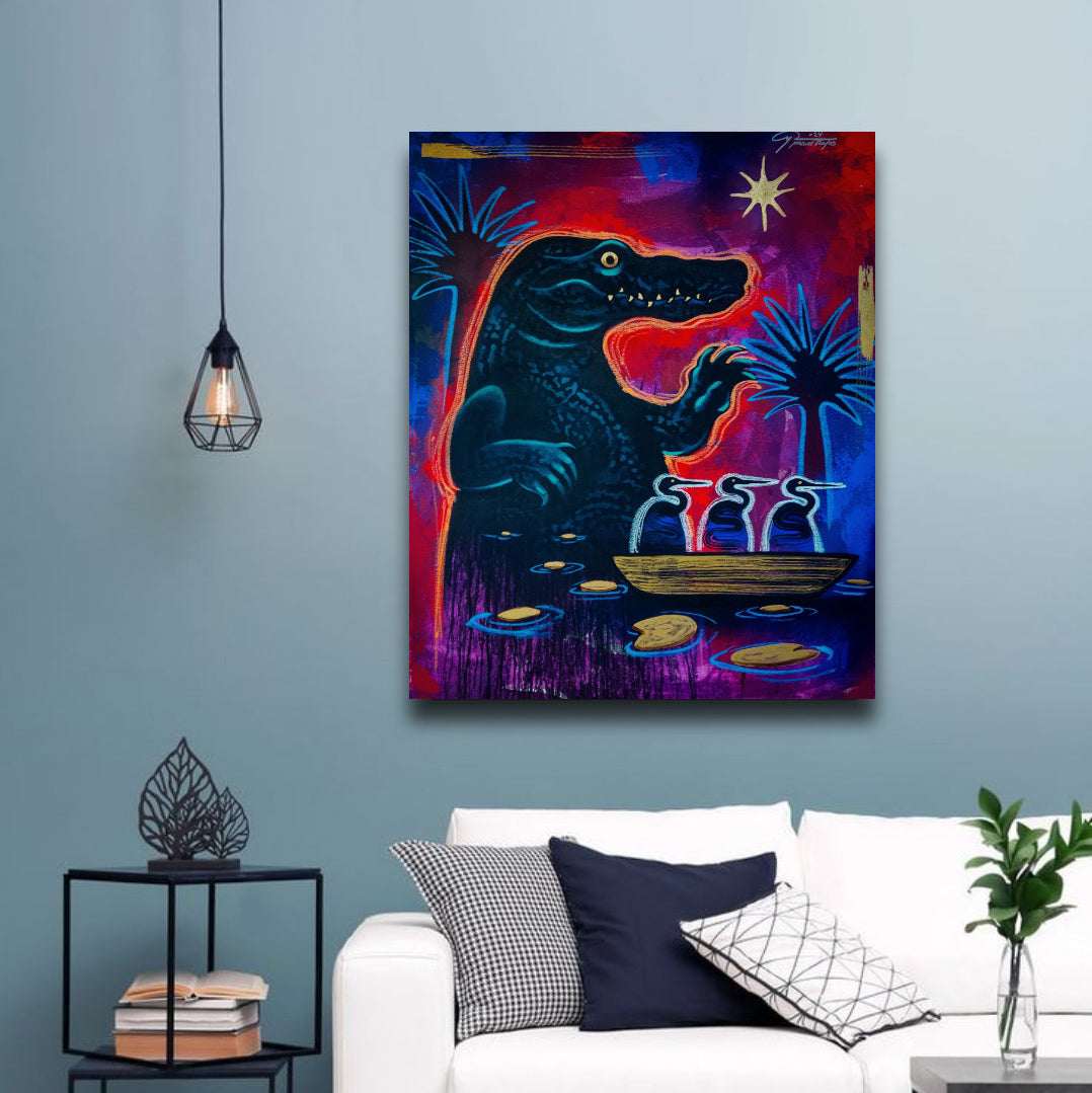 Pintura contemporánea - El brujo