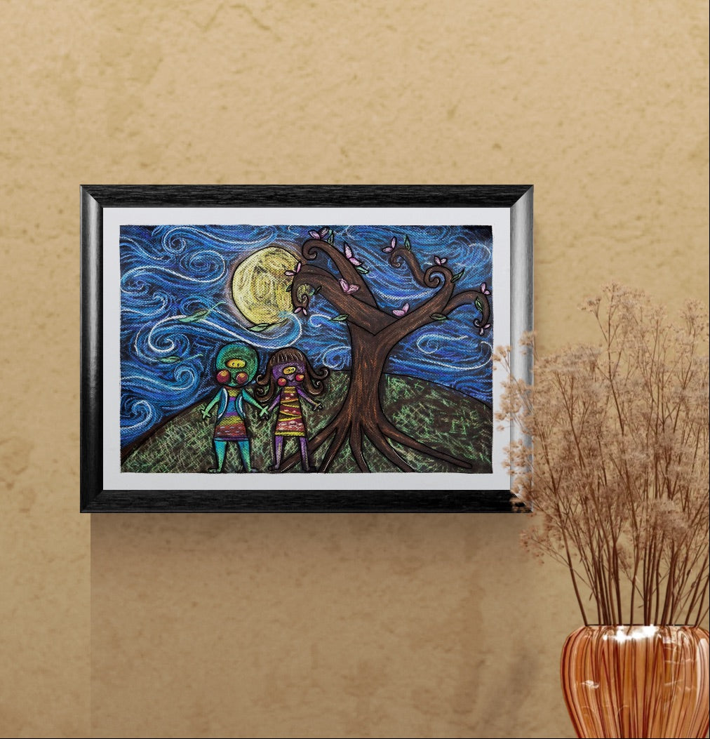 Obra de Arte Original - Los Amantes