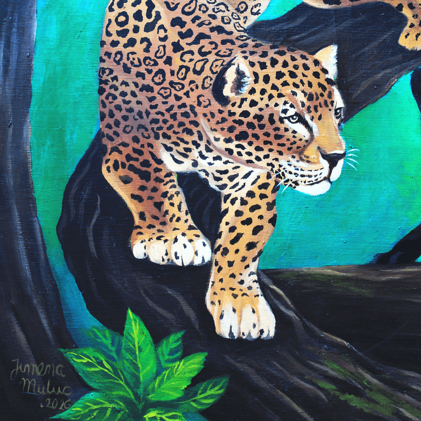 Obra de arte original - "Nahuales" - Pintura acrílica