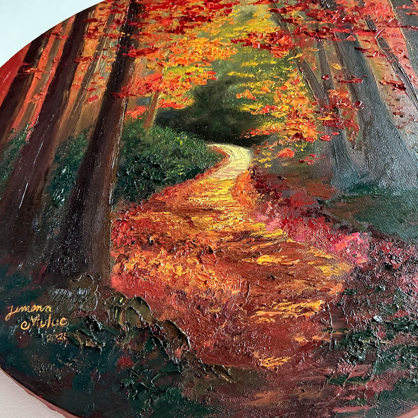 "Umbral" - Óleo con relieve - obra original