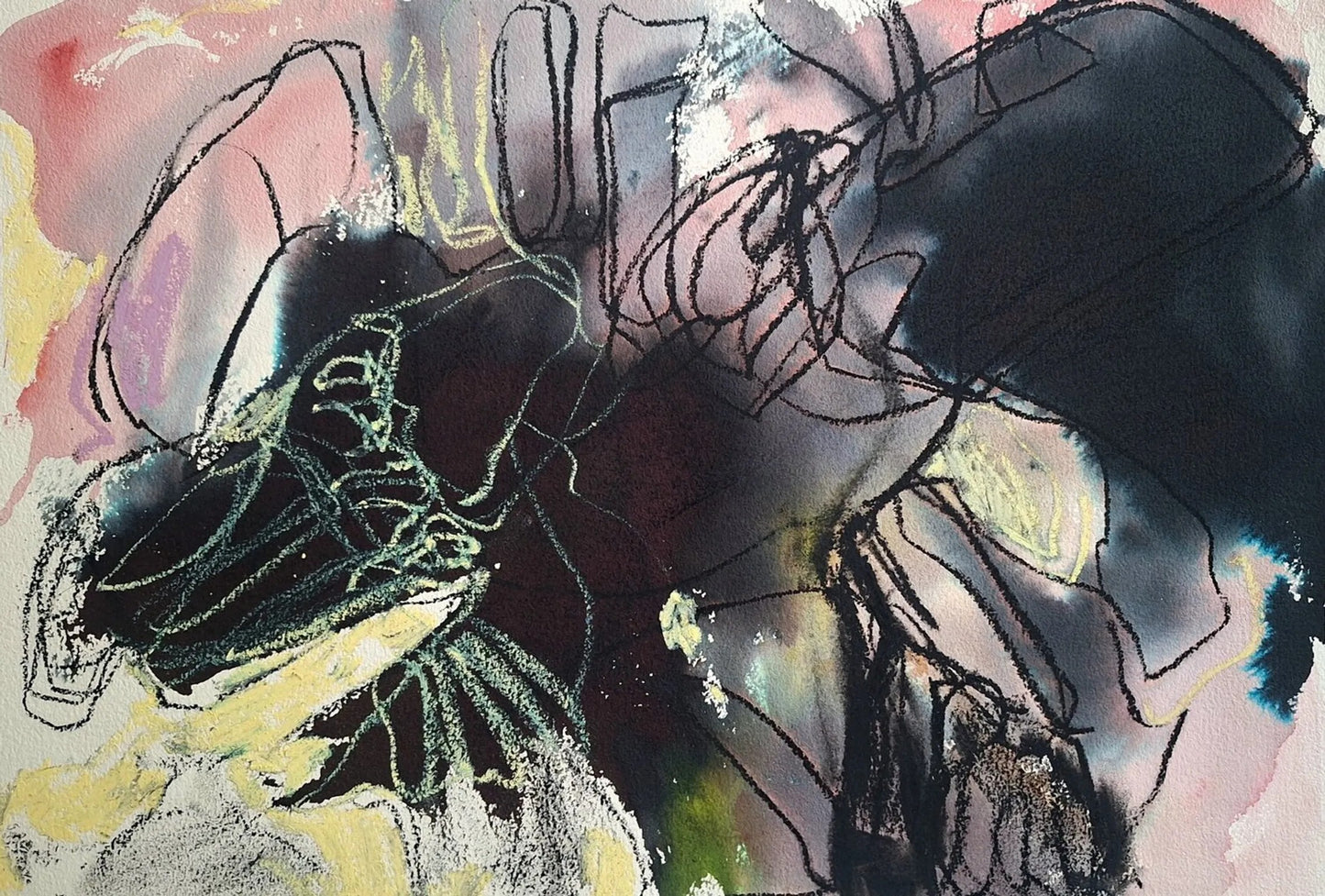 Pintura abstracta - Recuerdos de conversaciones