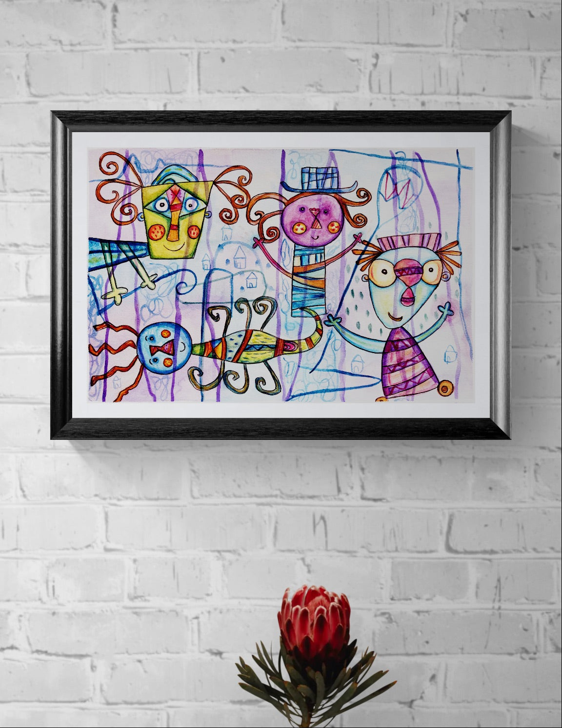 Obra de Arte Original - Purple illusion