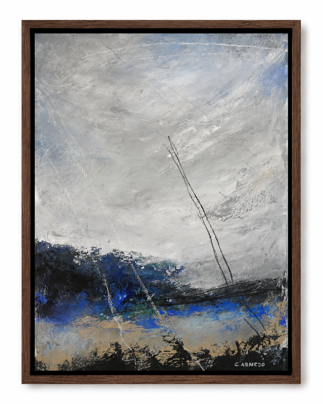 Pintura acrílica - Rompeolas (trípico)