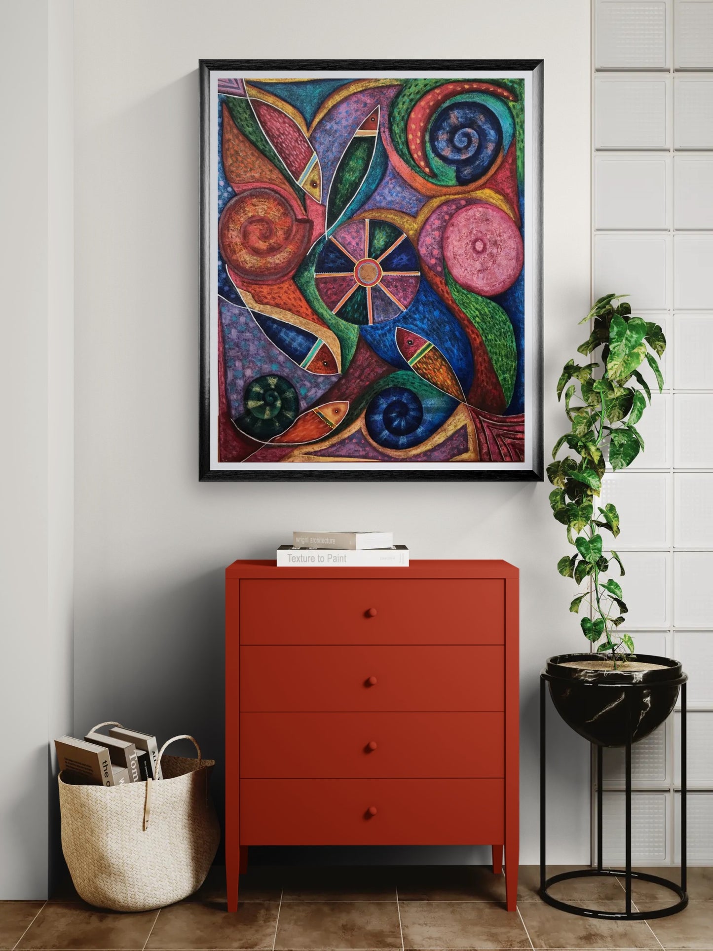 Obra de Arte Original - Fluye como el Rio