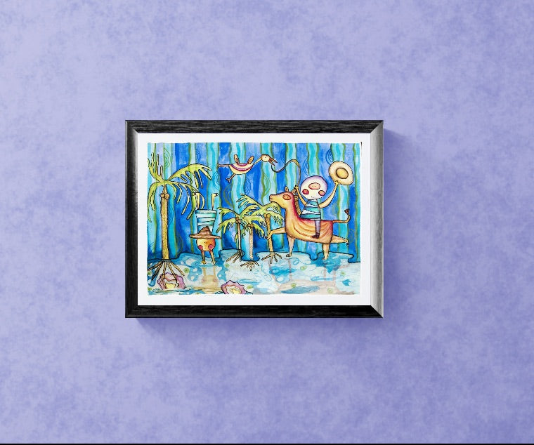 Obra de Arte Original - El Vaquerito