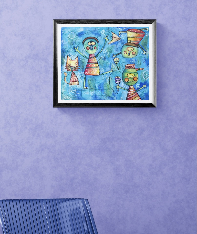 Obra de Arte Original -El avioncito