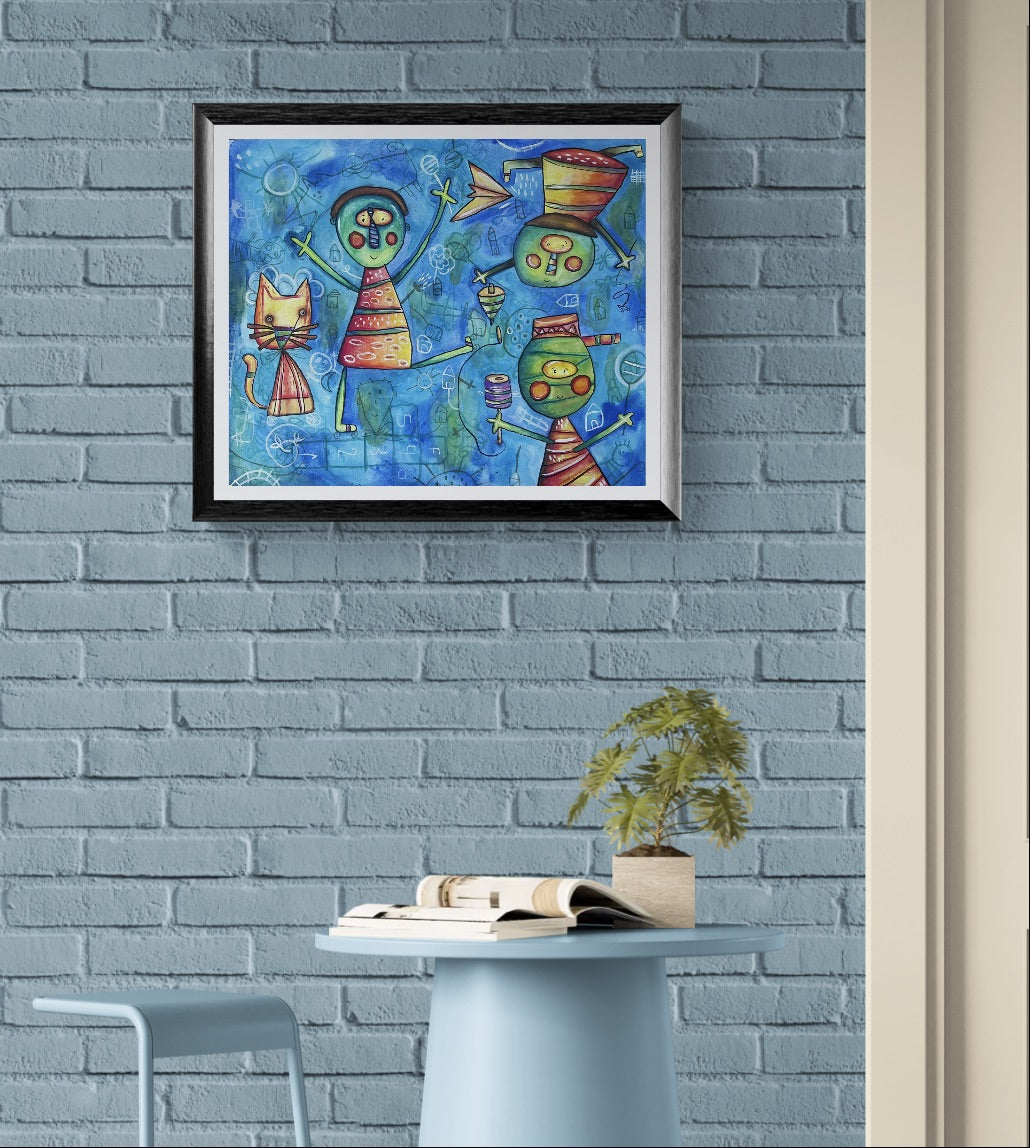Obra de Arte Original -El avioncito