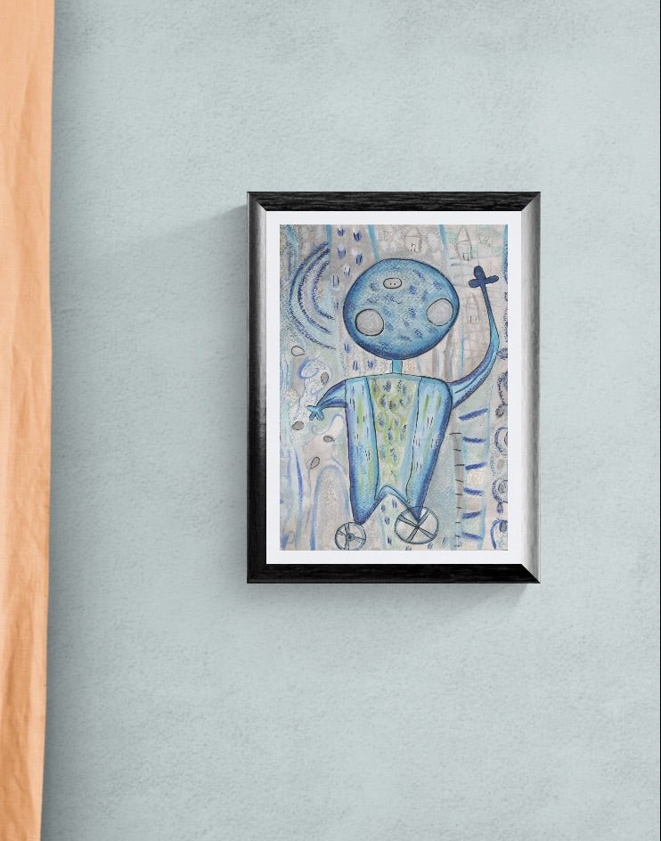 Obra de Arte Original - El Pequeño Gran Gigante