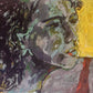 Expresiones del Cuerpo III Retrato con fondo amarillo