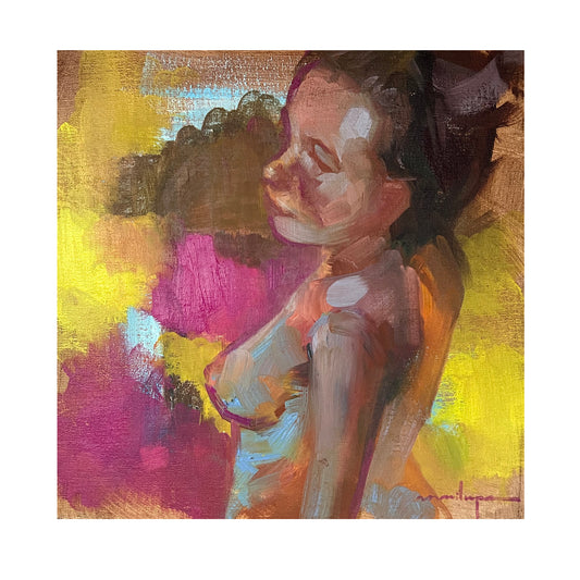 Obra decorativa femenina - Ella de Colores I