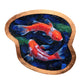 Obra de arte díptico - Peces KOI
