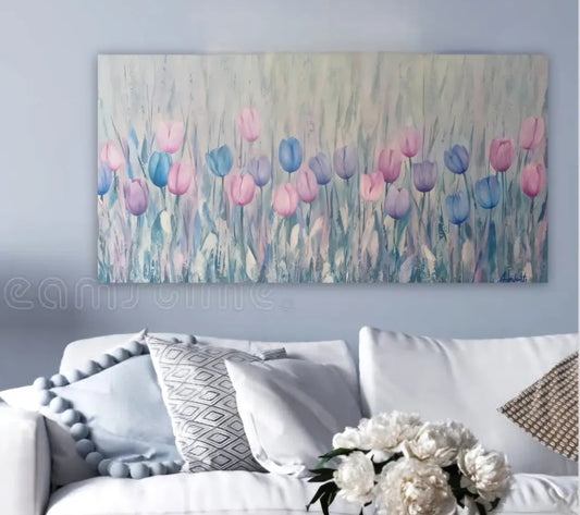Obra de arte original " Tulipanes "