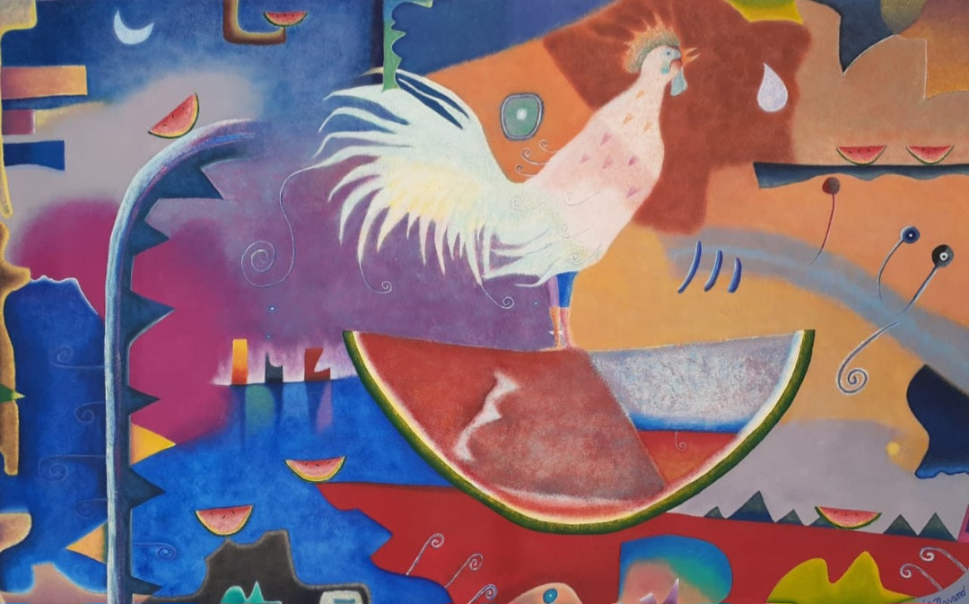 OBRA DE ARTE ORIGINAL "CANTO A LA VIDA"