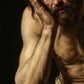 Obra de arte original - La espera de un Cristo doliente