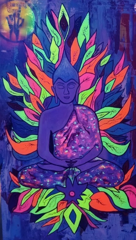 Cuadro Moderno - Buda Meditacion