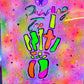 Cuadro Neon Decorativo - Painting Trip Logo