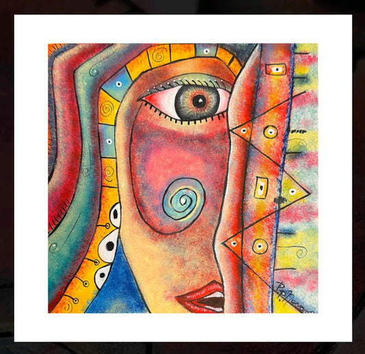 PINTURA ORIGINAL "AMANTE Y ESPIA"