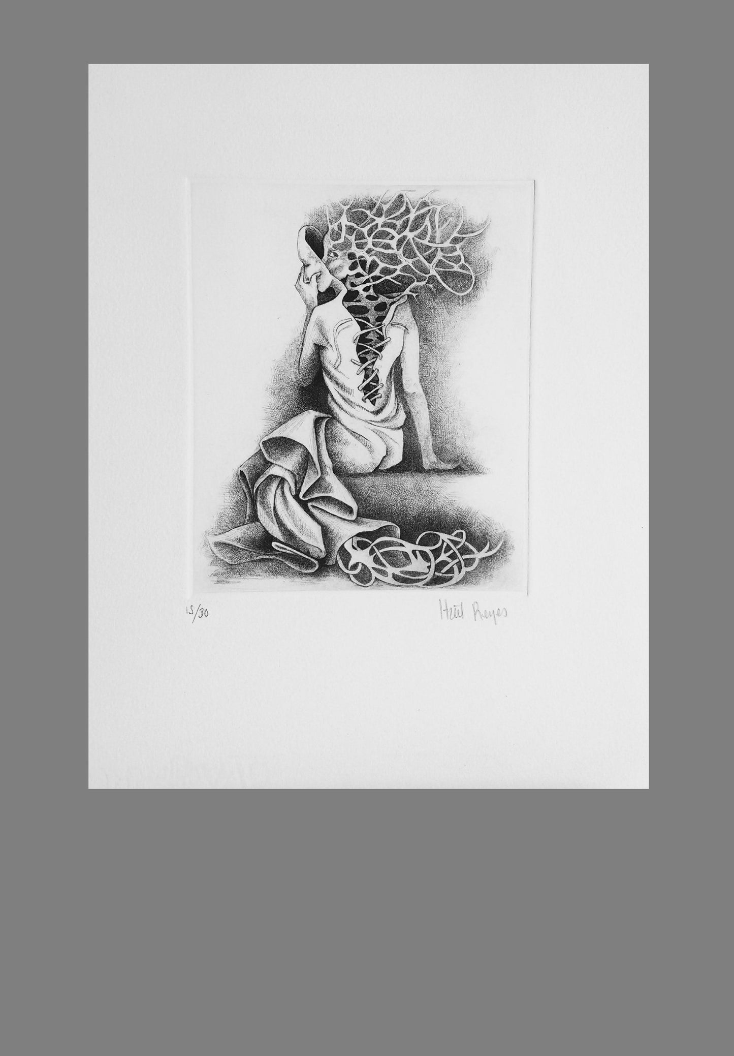 Obra de arte original- Desprendimiento de rostro