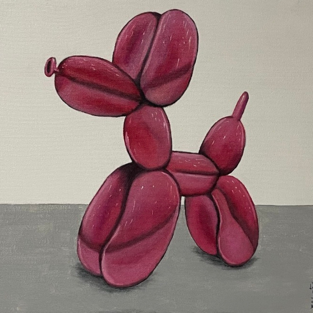 Pink Ballon Dog