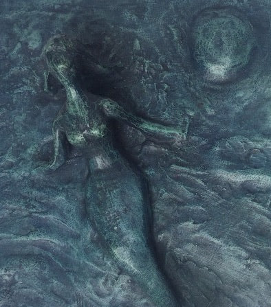 Relieve en bronce - Baño de Luna o Sirenos