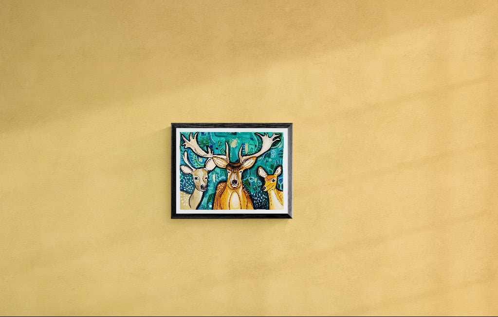 Obras de Arte Original - Queridos Venados