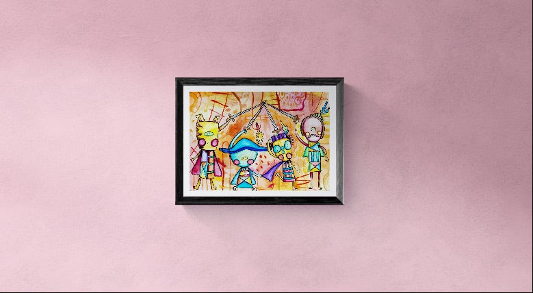 Obra de Arte Original - Los tres Mosqueteros