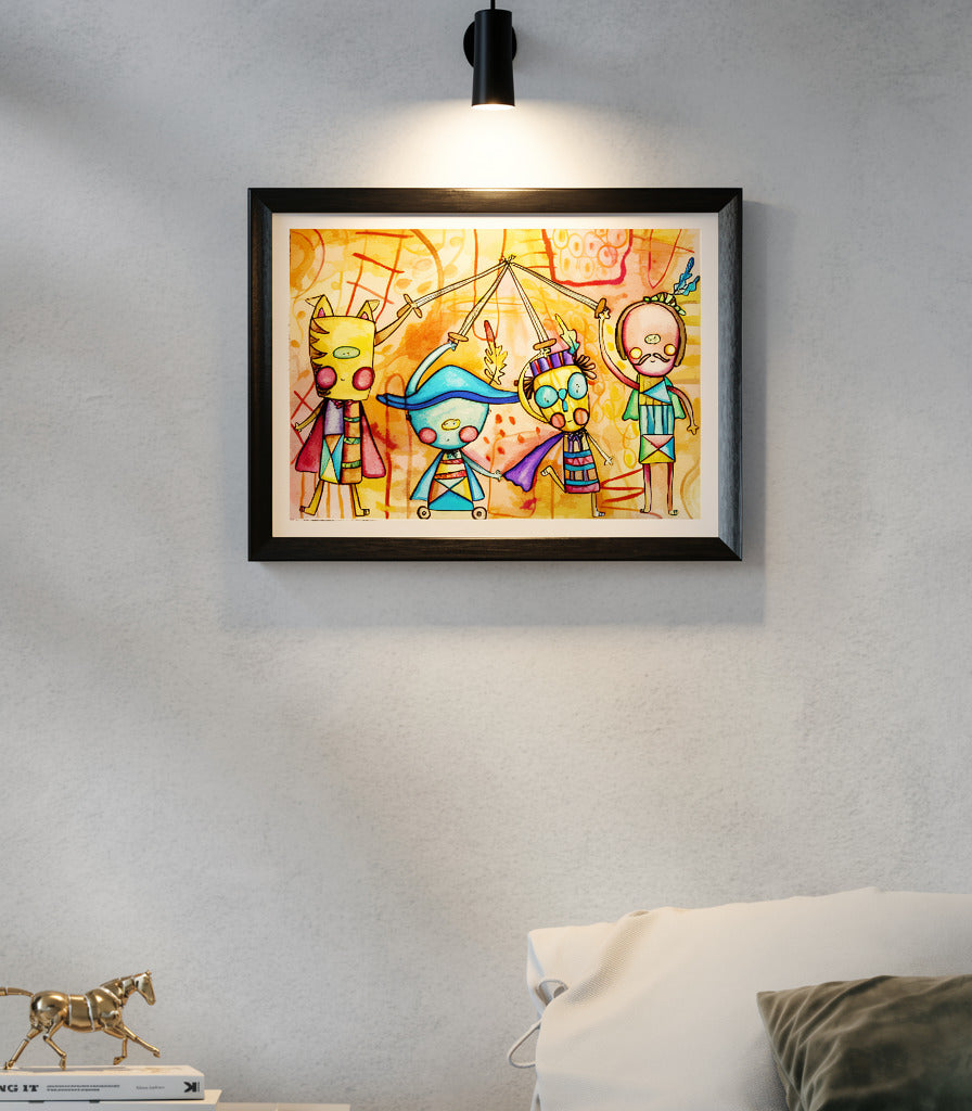 Obra de Arte Original - Los tres Mosqueteros