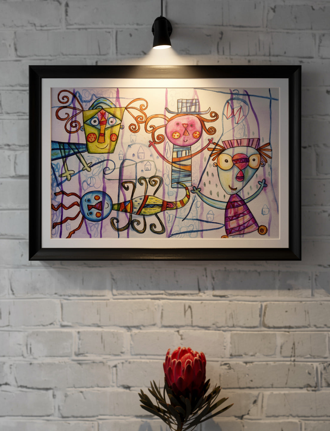 Obra de Arte Original - Purple illusion